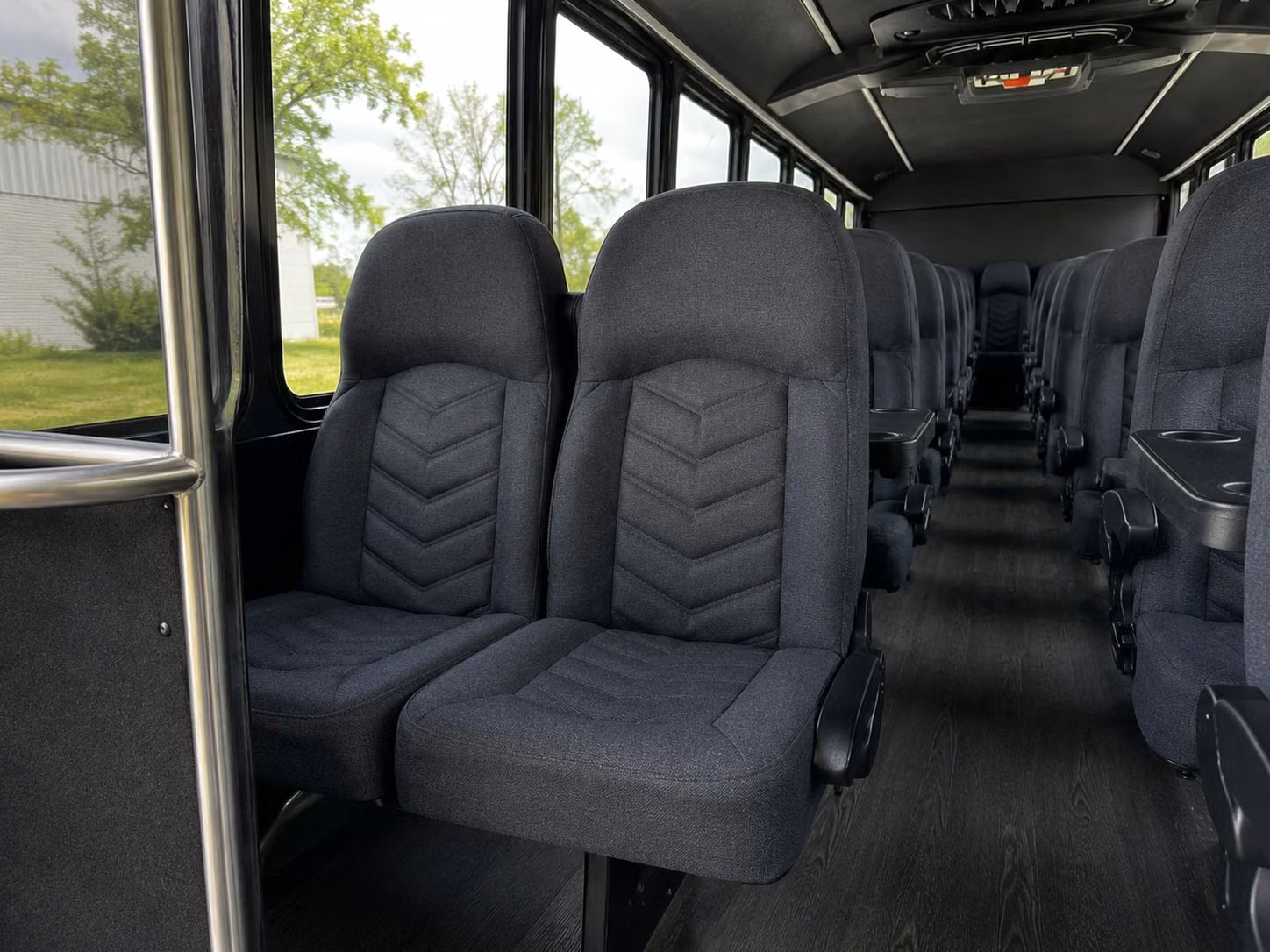 15 passenger minibus interior