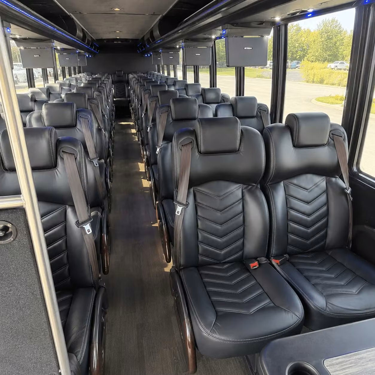 28 passenger minibus interior
