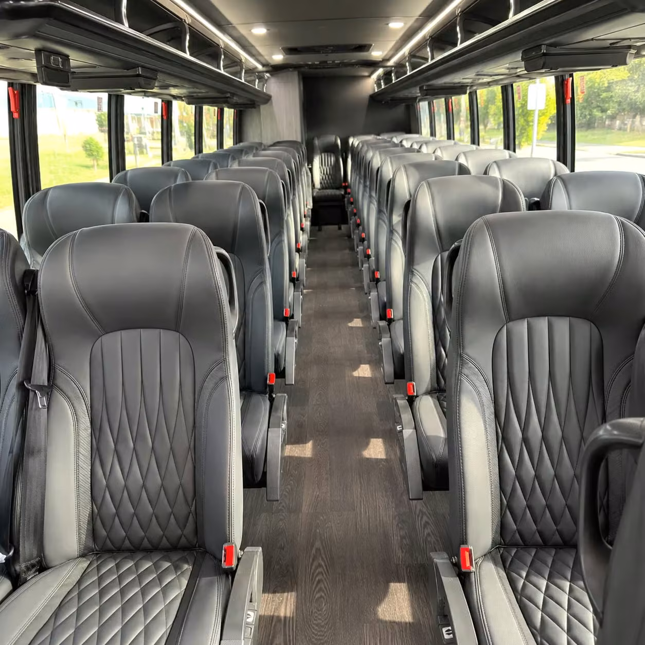 35 passenger minibus inside