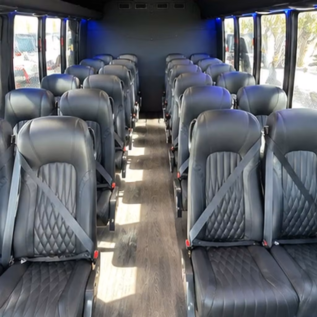 35 passenger minibus interior