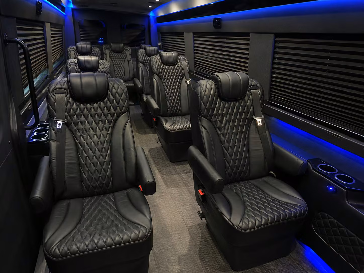 sprinter van with driver inside